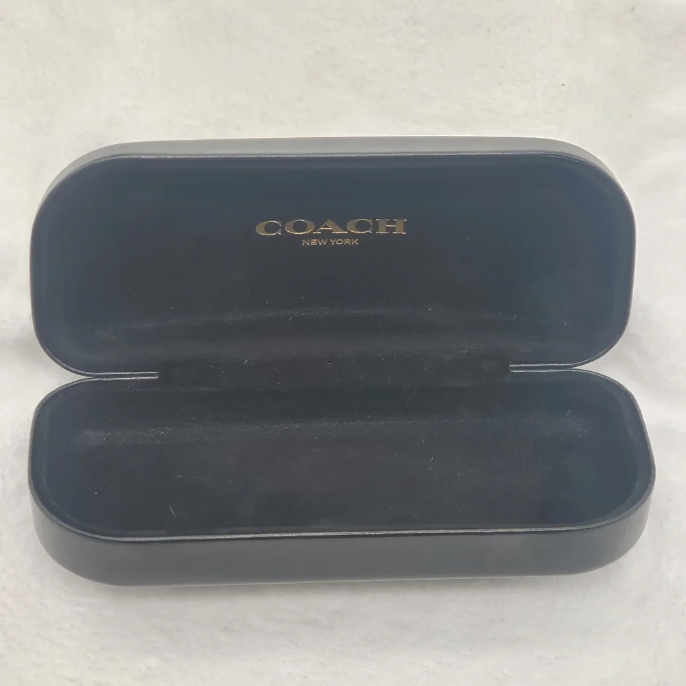 ♤♤ Coach Black Hard-shell Eyeglass Case 6